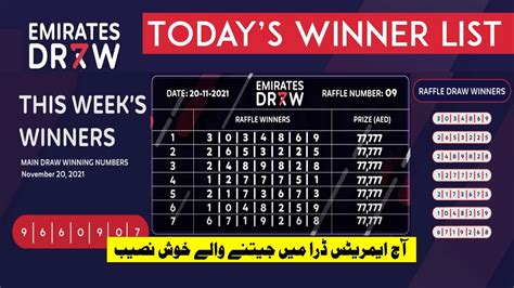 emirates draw result